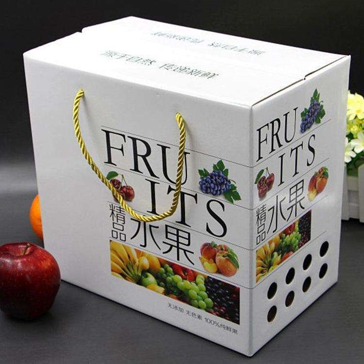水果類 繩子提盒彩箱禮盒 包裝盒